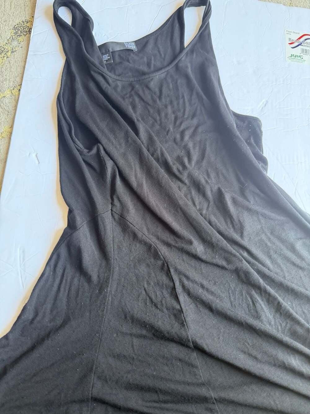 Eileen Fisher Black Sleeveless A-Line Tank Top Tunic